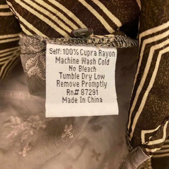 Johnny Was Long Sleeve Button Down Mixed Print Size XS - Picture 4 of 6